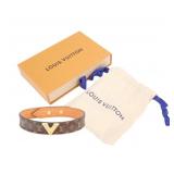 Louis Vuitton Essential V Leather Bracelet