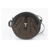 Tiffany & Co. Crocodile Embossed Leather Bag