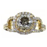 14kt Gold 2.58 ct Round Brilliant Diamond Ring