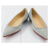 Christian Louboutin Anjalina Suede Flat Size 34.5