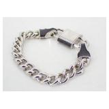 Louis Vuitton Monogram Eclipse Chain Bracelet