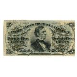 25 Cent Fractional Currency
