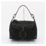 Bvlgari Logomania Canvas/ Leather One Shoulder Bag