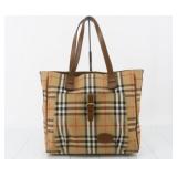 Burberry Nova Check Shadow Horse Tote Bag