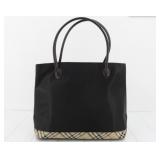 Burberry Blue Label Check Pattern Tote Bag