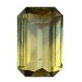GIA Certified Octag. .99ct Yellowish-Blue Sapphire