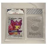 Pokï¿½mon Silver Foil Custom Pikachu Card