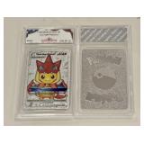 Pokï¿½mon Silver Foil Custom Pikachu Card