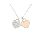 Tiffany & Co. 'Return To' Beige Heart Necklace