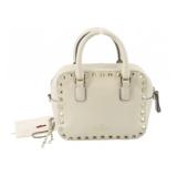 Valentino Rockstud Camera Handbag w/ Long Strap