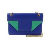 Yves Saint Laurent Two Tone Chain Shoulder Bag