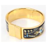 Hermes Enamel Bangle Bracelet