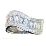 18k Gold 1.21 ct Natural VS Brilliant Diamond Ring