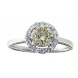 14kt Gold 1.40 ct Round Brilliant Diamond Ring