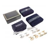 Burberry 5-piece Set Cufflinks and Tie Pin