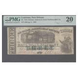 1861 $3 New Orleans Bank Note