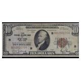 1929 $10 New York Federal Reserve National Note