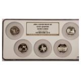 2004 Silver Proof Set States Quarters