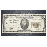 20 Federal Reserve Bank Note
