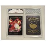 Pokï¿½mon Black Foil Custom Charizard Card