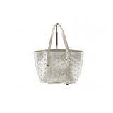 Jimmy Choo Silver Studded Tote Bag