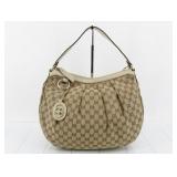 Gucci GG Canvas Sukey Hobo Handbag
