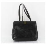 Salvatore Ferragamo Vara Leather Tote Bag