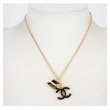 Chanel Coco Chanel Hat Motif Necklace