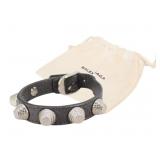 Balenciaga Giant Stud Leather  Bracelet
