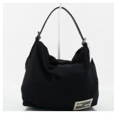 Fendi Nylon Leather Shoulder Bag