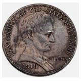 1918 Lincoln Illinois Half Dollar