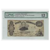 1863 $50 Louisiana Bank Note