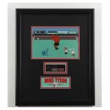 Autographed Mike Tyson Punch Out Game Display