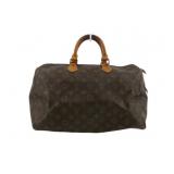 Louis Vuitton Monogra Speedy 35 Hand Bag