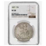 1877 $1 Trade Silver Dollar