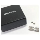 Chanel CC Logo Earrings