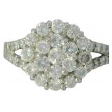 Platinum 1.00 ct Natural Brilliant Diamond Ring