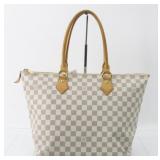 Louis Vuitton Damier Azur Saleya MM Tote Bag
