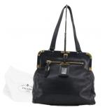 Prada Frame Leather Shoulder Bag