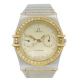 Omega Constellation Day Date Diamond Watch