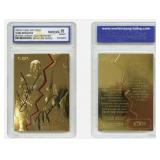 23K Gold Jordan & Pippen Fleer Gold Card