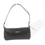 Salvatore Ferragamo Gancini Leather Shoulder Bag