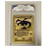 Pokï¿½mon Gold Custom Charizard Card