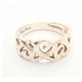Tiffany & Co. Loving Heart Ring Size 5.5