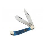 Blackhills Steel Dakota Blue Bone Saddlehorn Knife