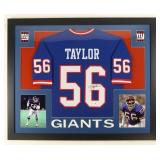 Autographed Lawrence Taylor Custom Framed Jersey