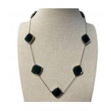 Natural 54.00 ct Green Onyx Necklace