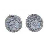 Round Brilliant Diamond Stud Earrings