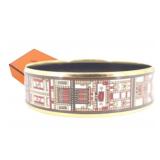 Hermes Enamel Bangle Bracelet