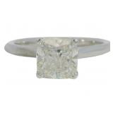 14kt Gold 2.00 ct Cushion Cut VS Lab Diamond Ring
